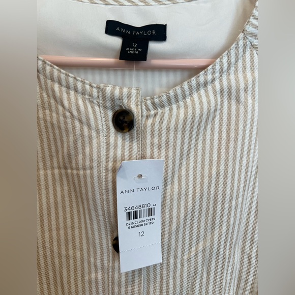 Ann Taylor Button Down Midi Dress - Picture 7 of 9